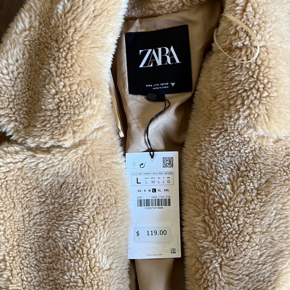 Faux Fur Zara Coat - Picture 2 of 5